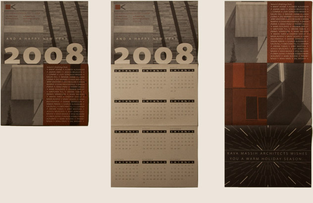 Kava Massih Architects 2008 Holiday Card by Kyle McGuire
				
