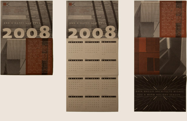 Kava Massih Architects 2008 Holiday Card by Kyle McGuire