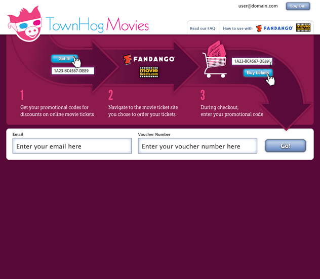TownHog Movies Login Page by Kyle McGuire
				